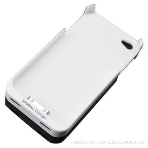 External Wireless Chargers Receiver for iPhone 4/4S, Black and White Color, Qi Standard